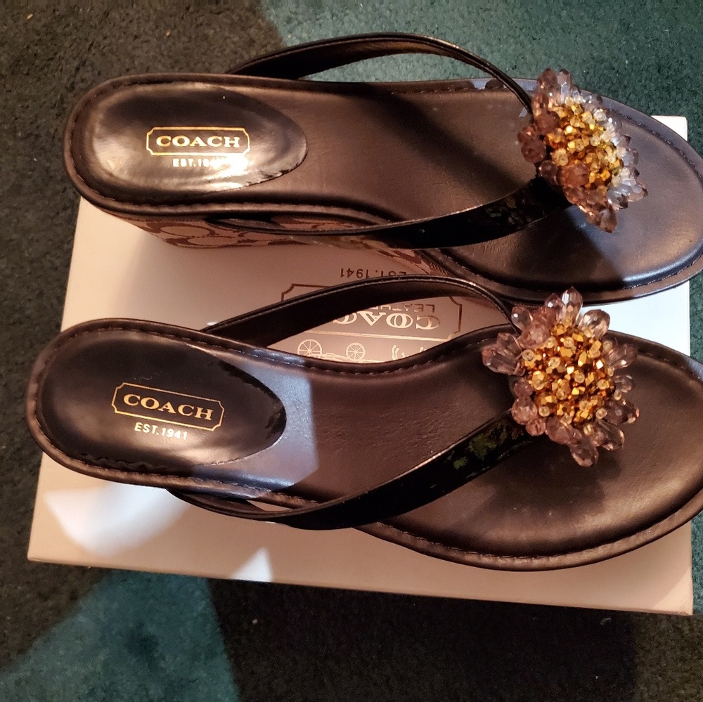 Coach platform Sandal